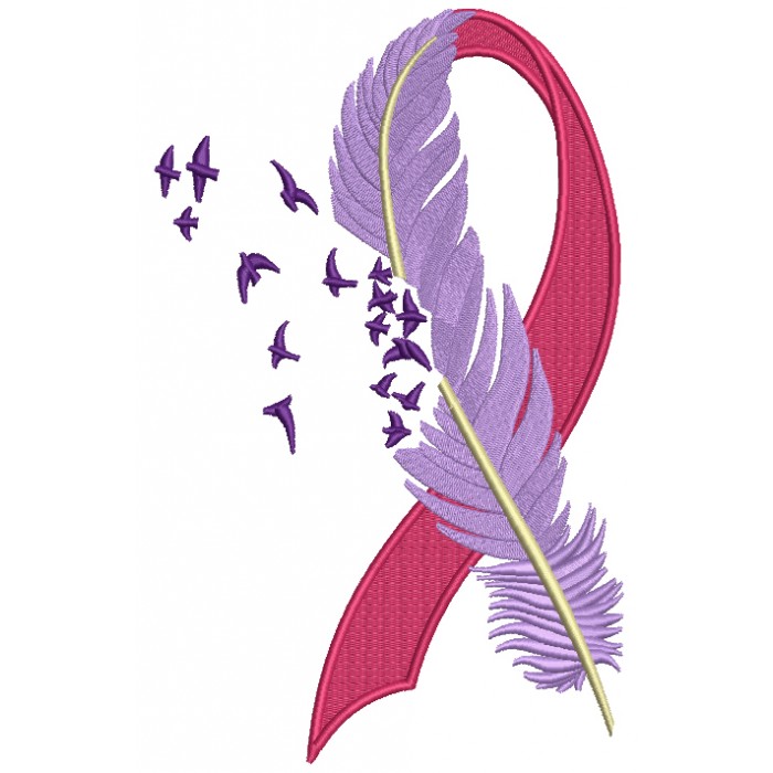 Ribbon Woman Breast Cancer SVG